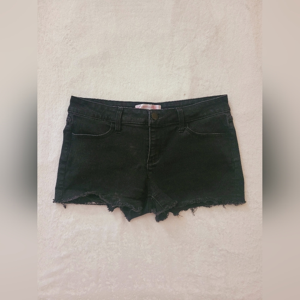 Black Jean Shorts